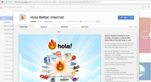 Hola Extension URL